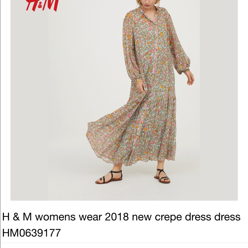 NWT H&M floral maxi dress
